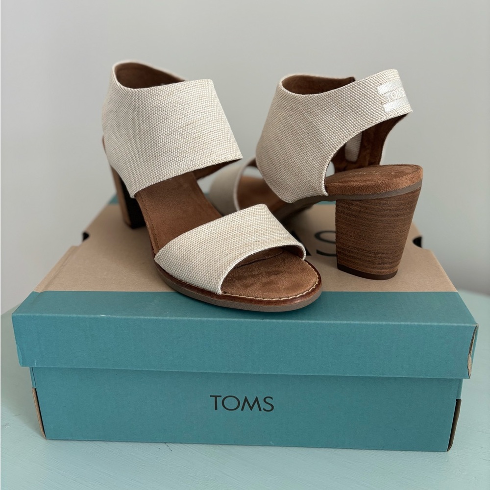 TOMS Majorca Cutout Heeled Sandal